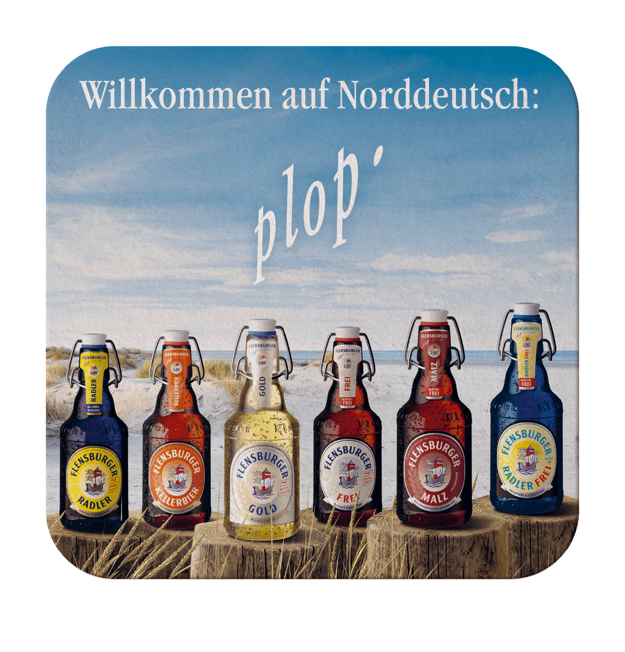 Bierdeckel aus Pappe (100 Stück) – Wechselnde Motive