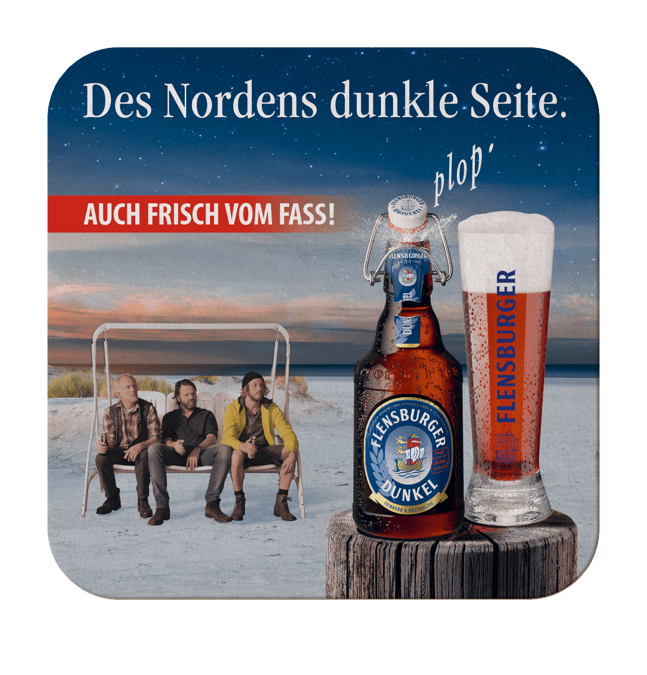 Bierdeckel aus Pappe (100 Stück) – Wechselnde Motive